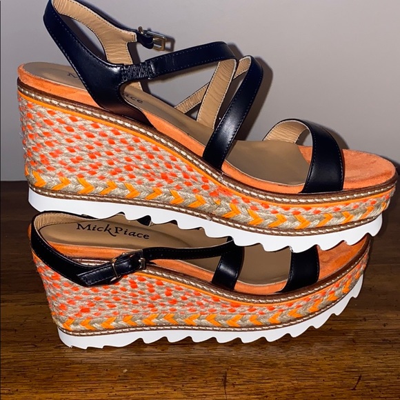 Mark Piace Strappy Wedge Espadrille Sandals - Picture 4 of 8